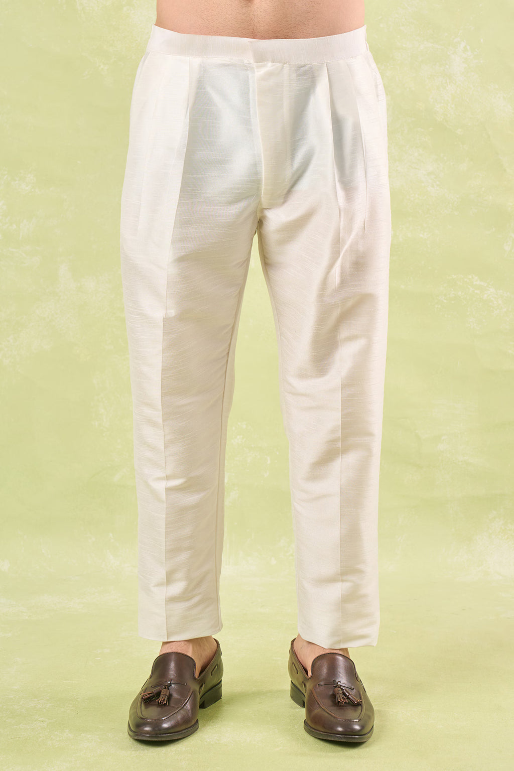 Mint Green Embroidered Kurta-Bundi Set