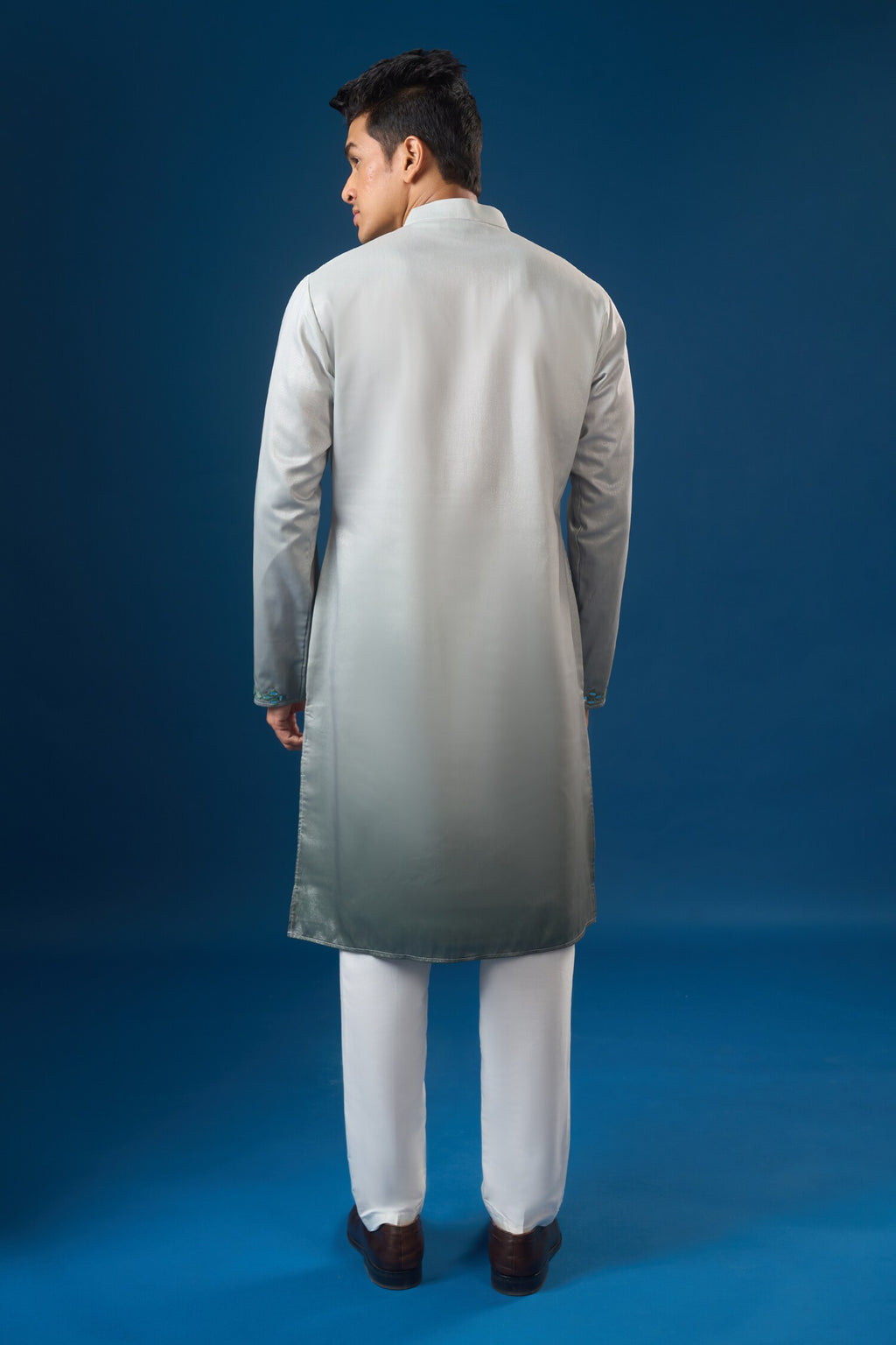 Green Ombre Kurta Set