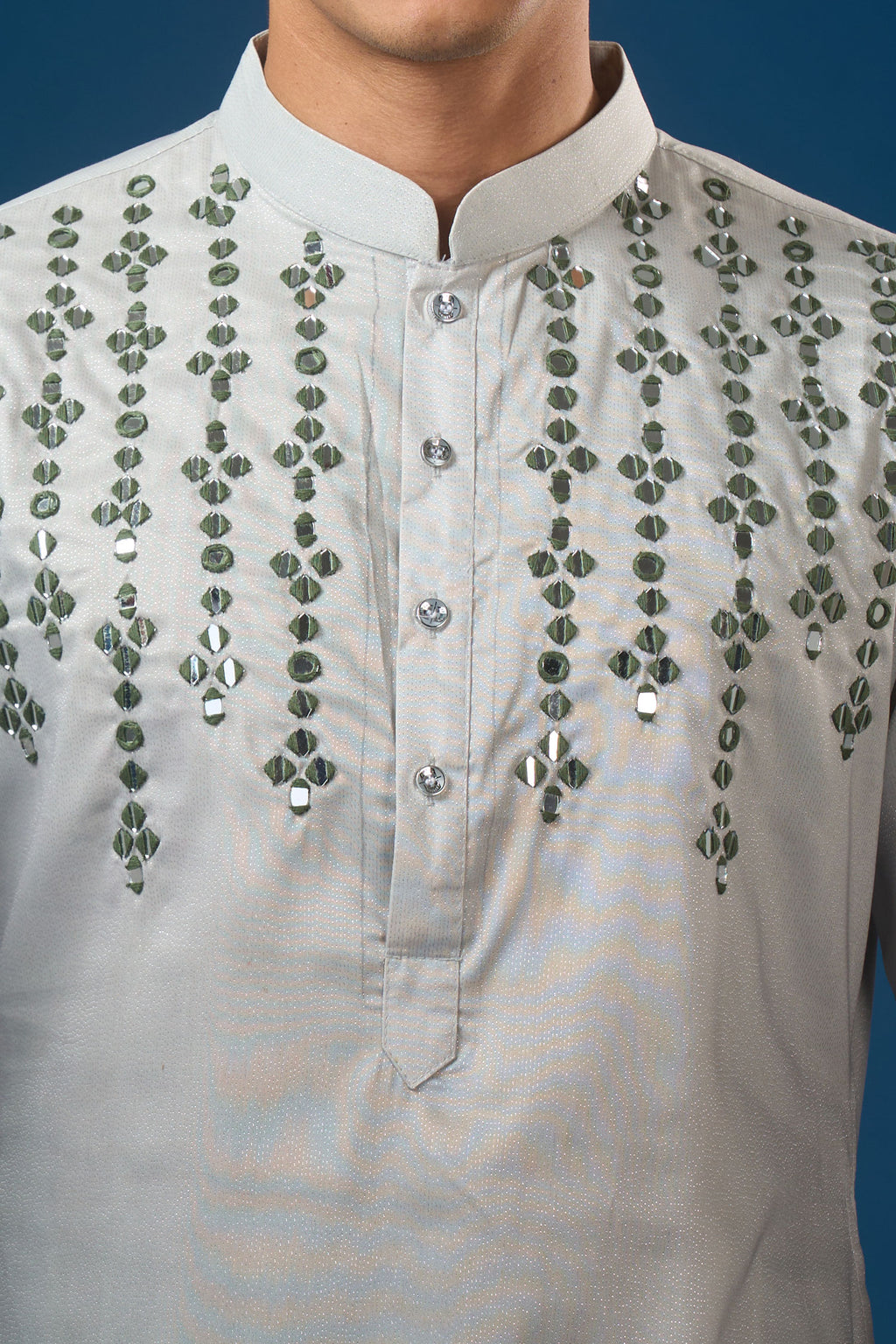 Green Ombre Kurta Set
