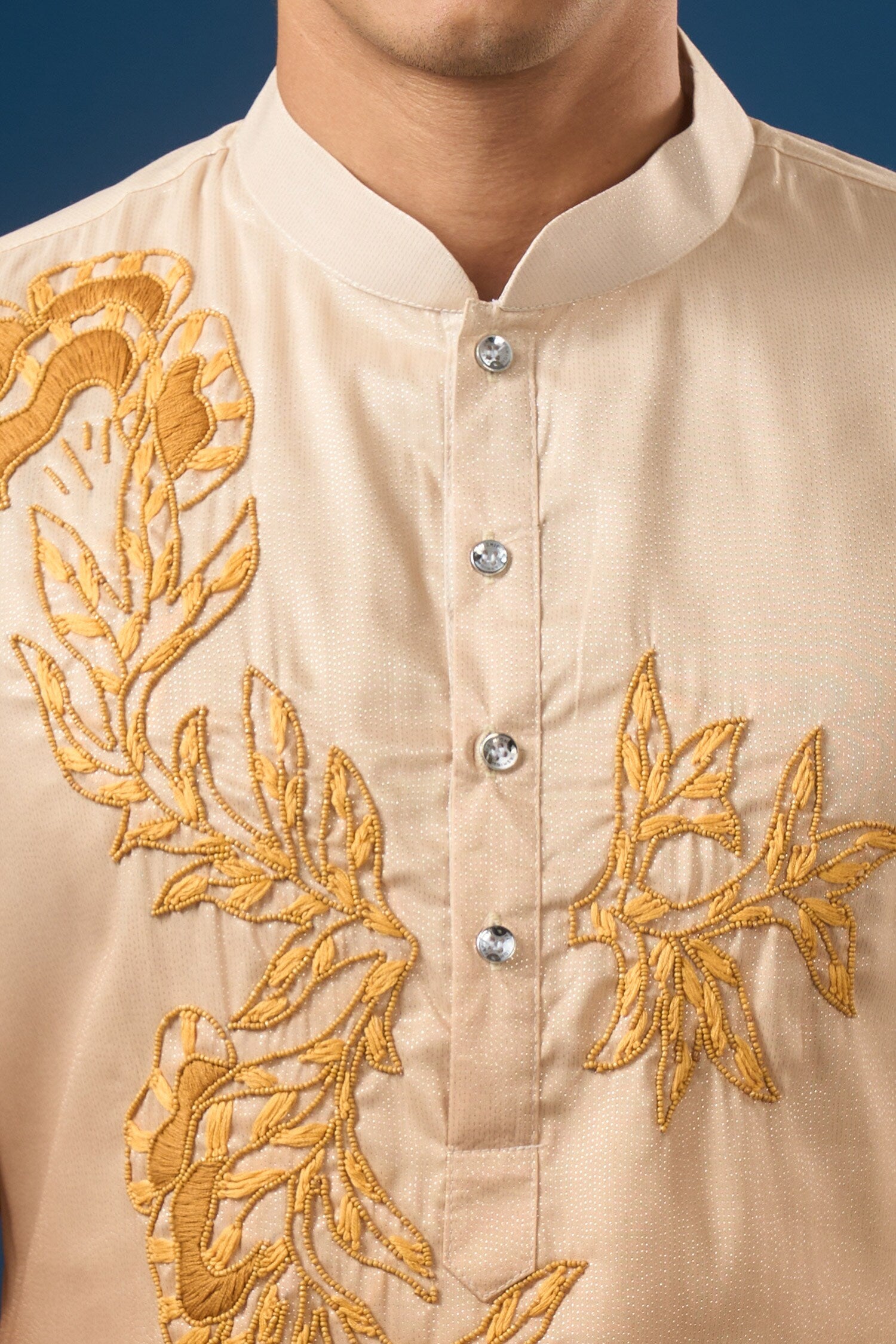 Yellow Ombre Kurta Set