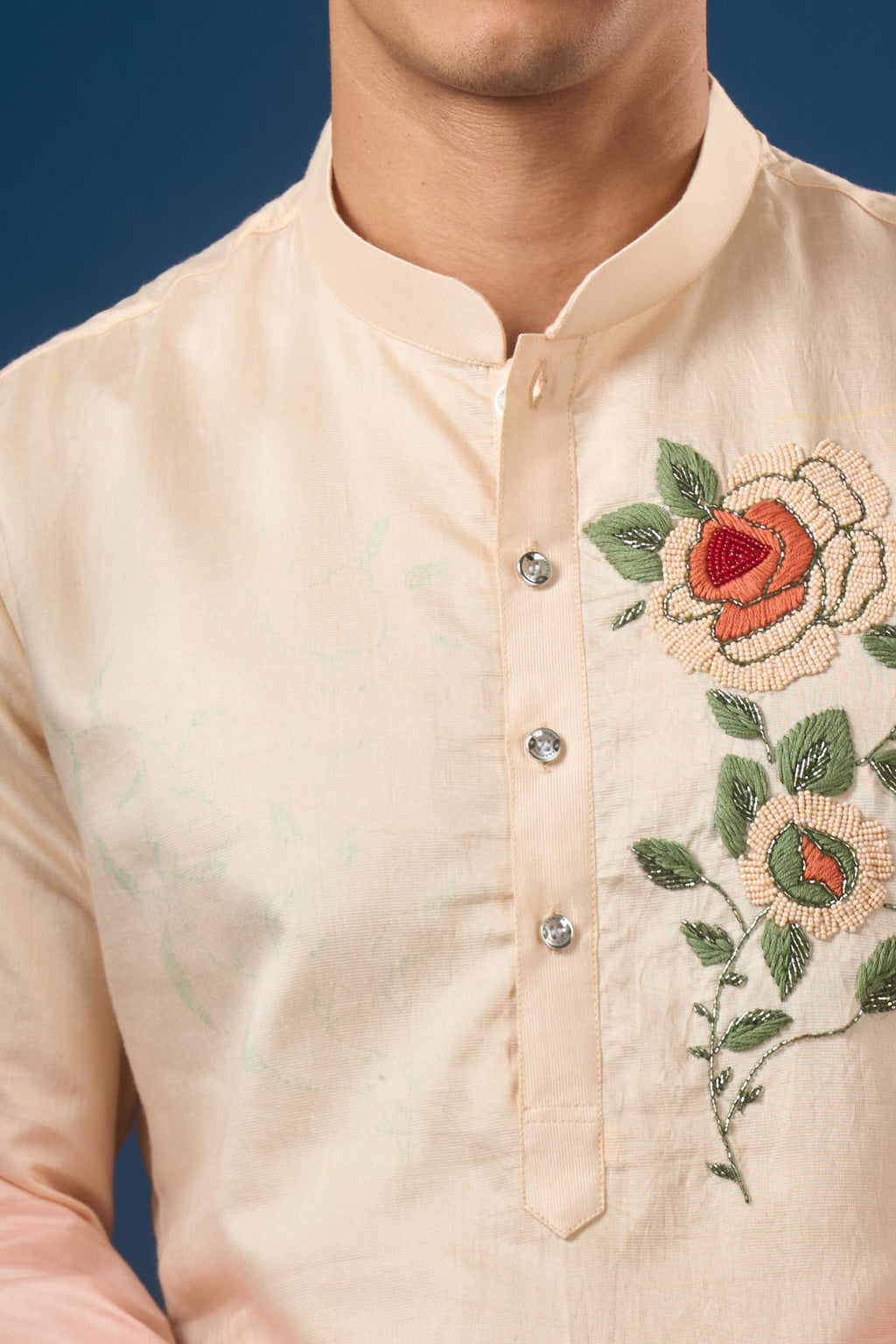 Pink Ombre Kurta Set