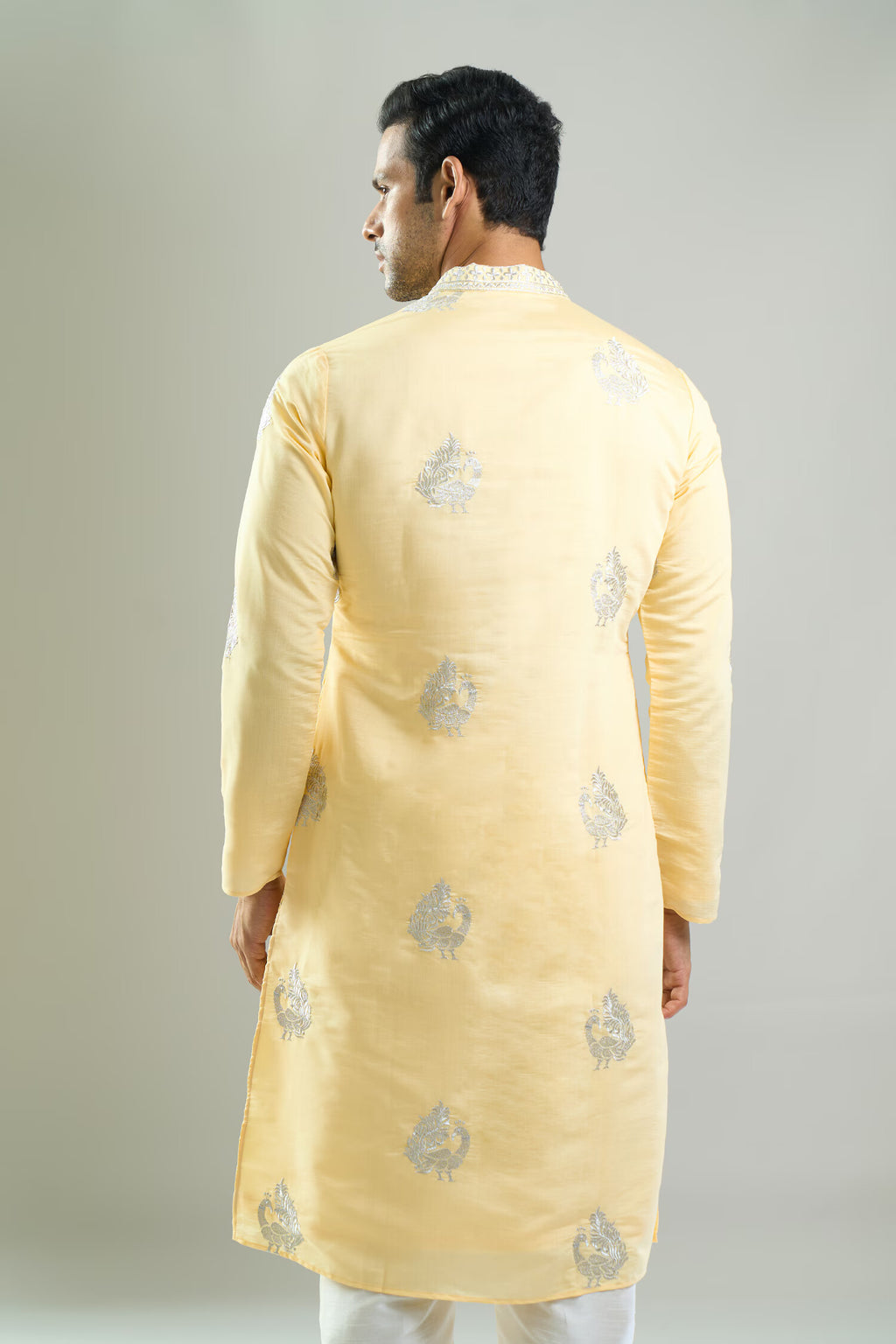 Yellow Embroidered Kurta Set