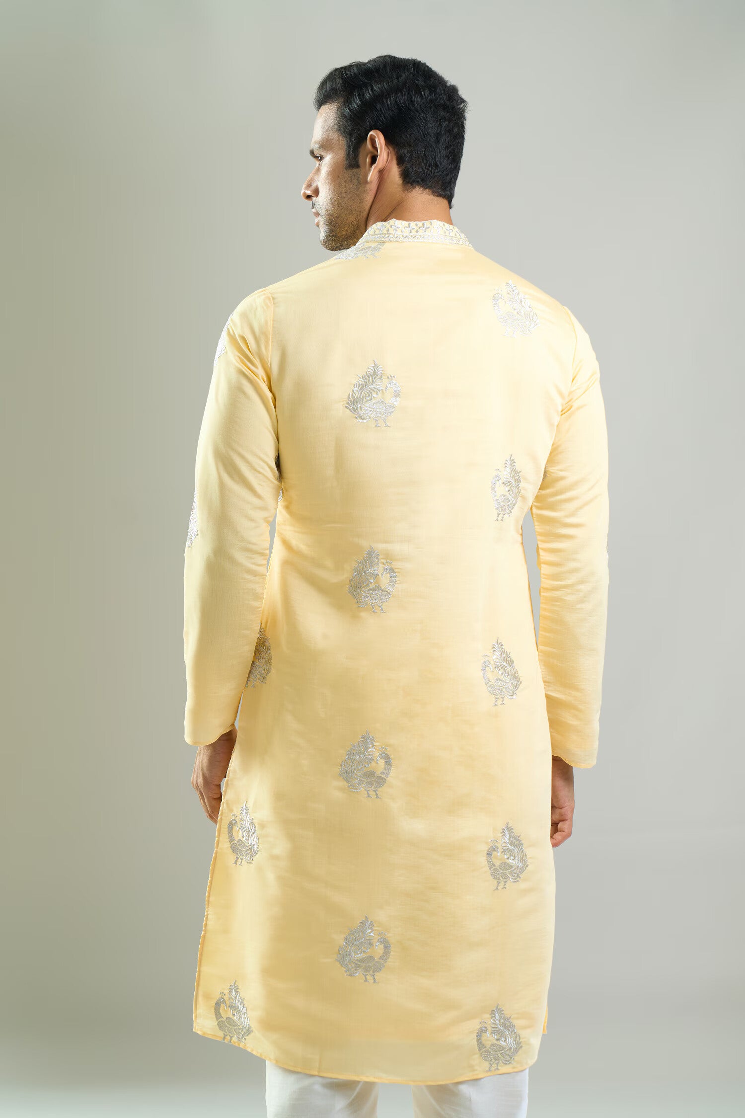 Yellow Embroidered Kurta Set