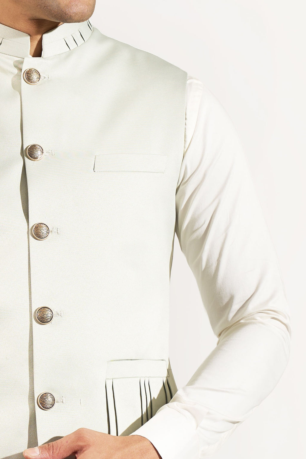 Pista Green Pinktuck Jacket