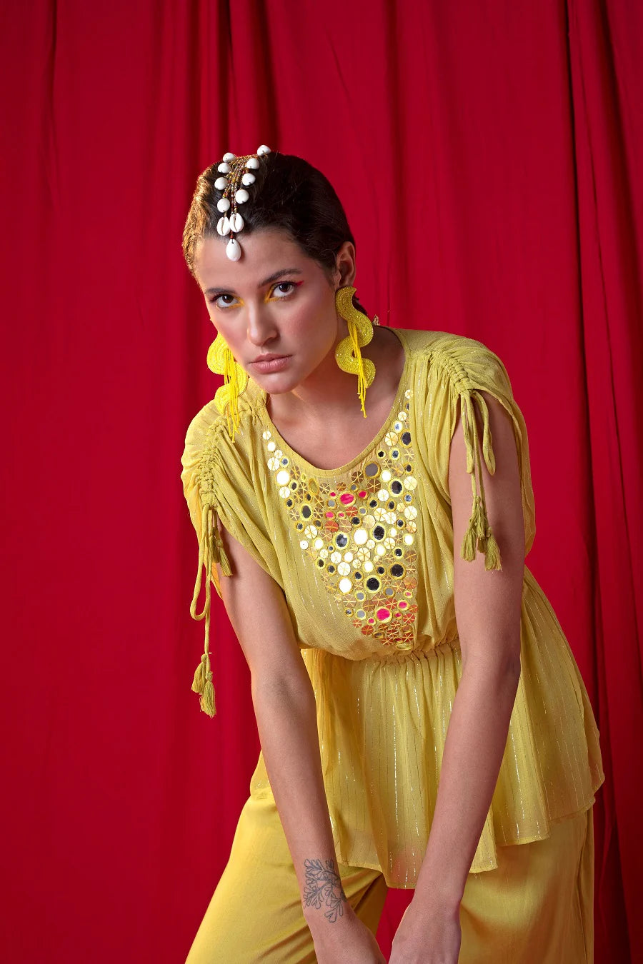 Peplum Kimono Twin set.