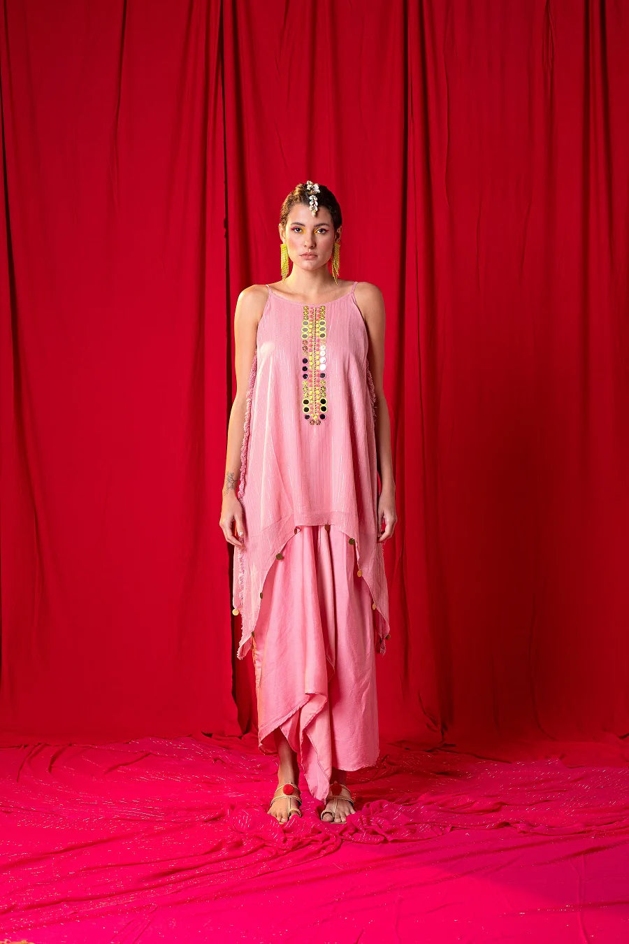 Spaghetti Tunic Twin set