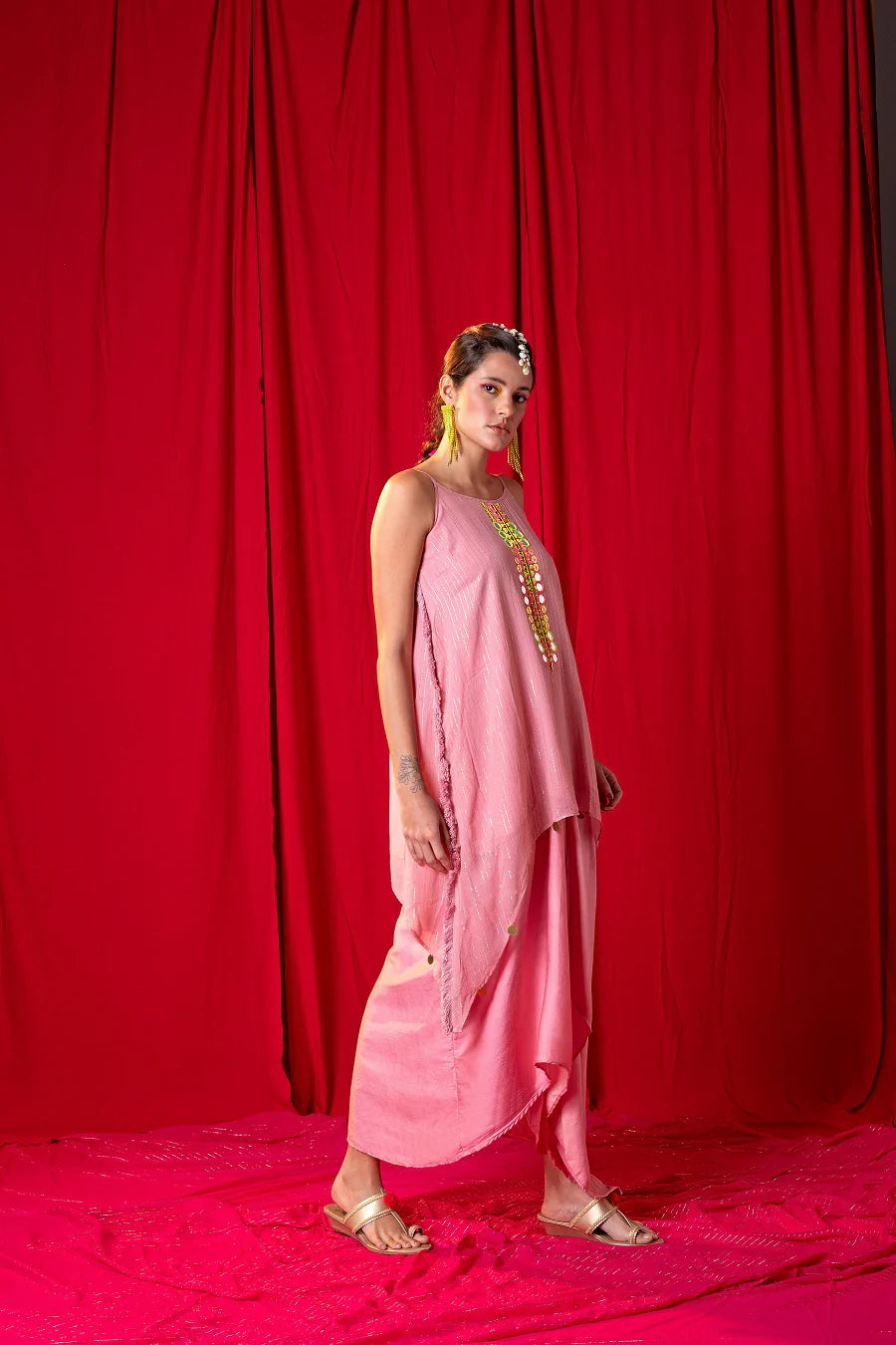 Spaghetti Tunic Twin set