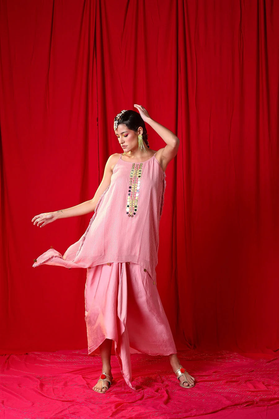 Spaghetti Tunic Twin set