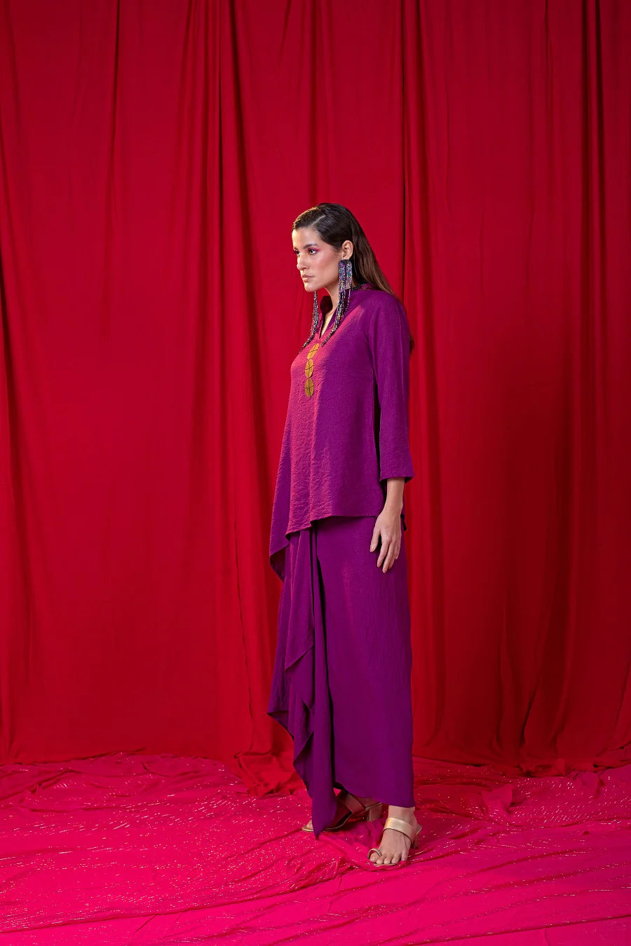 Asymmetric Tunic Twin Set