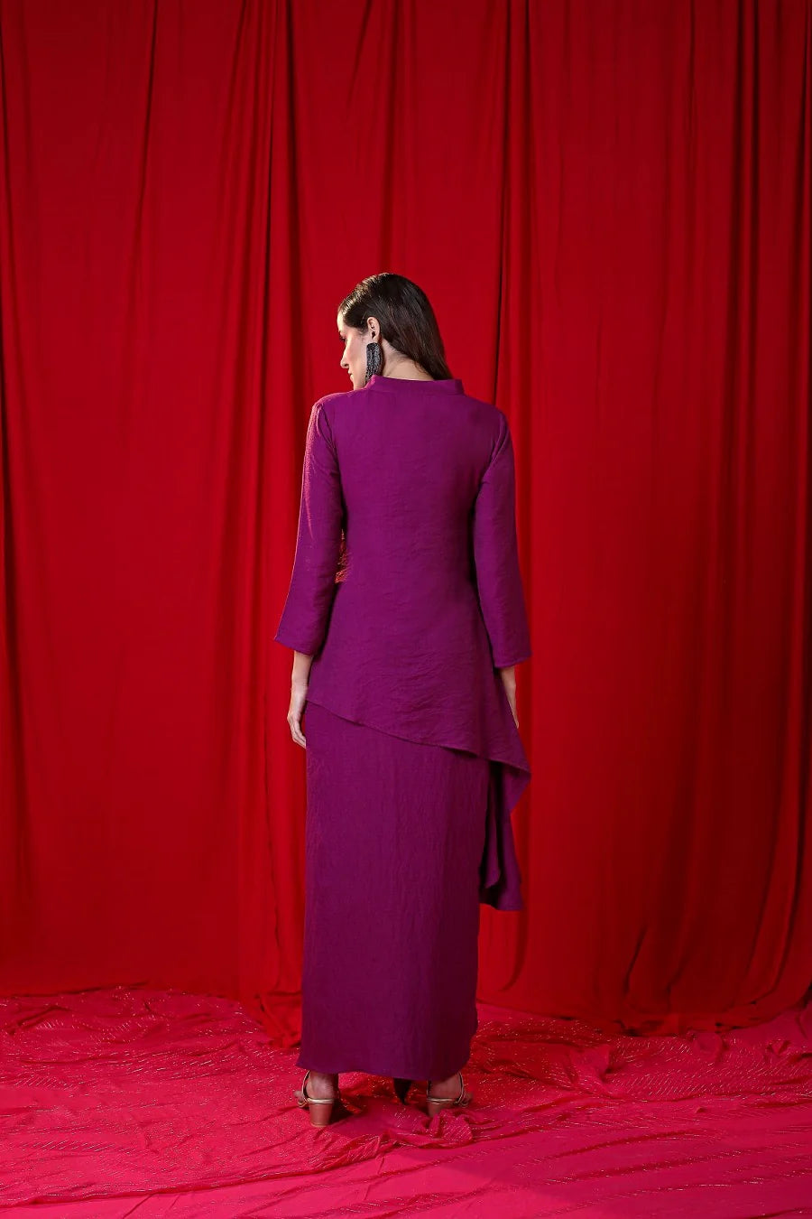 Asymmetric Tunic Twin Set