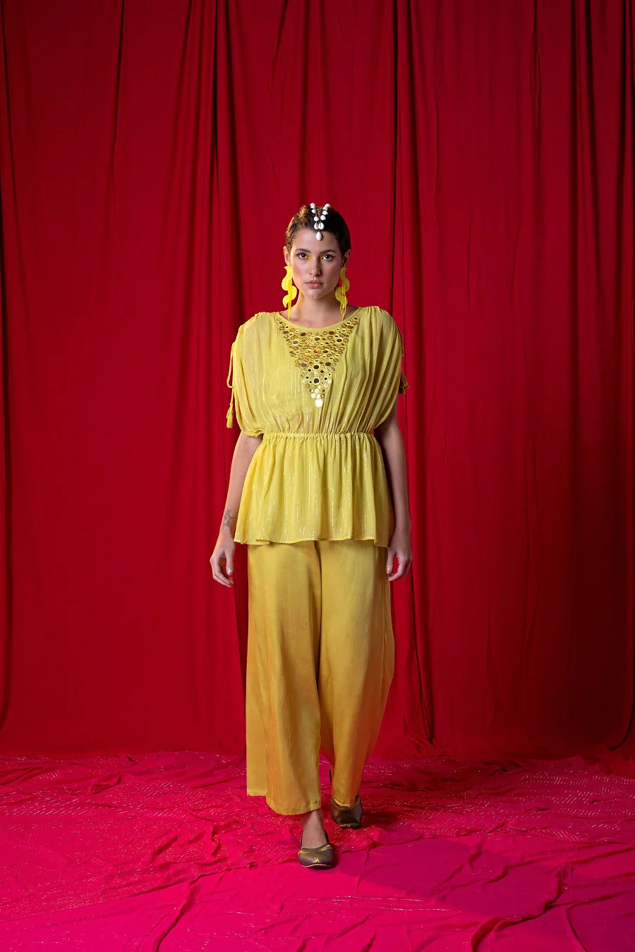 Peplum Kimono Twin set.