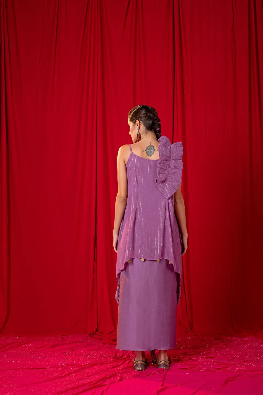 Frill Tunic Twin set