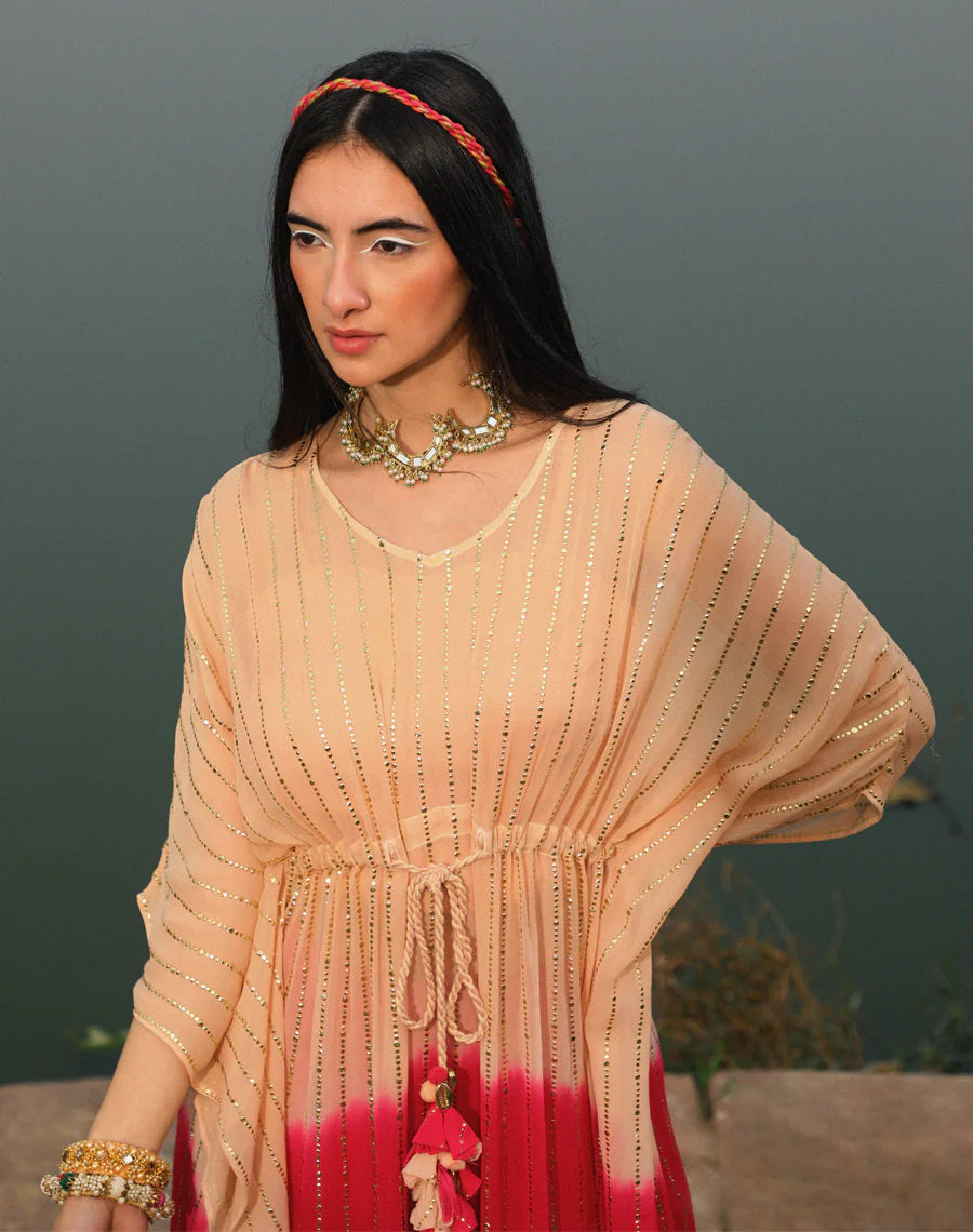 Shimmer Kaftan set