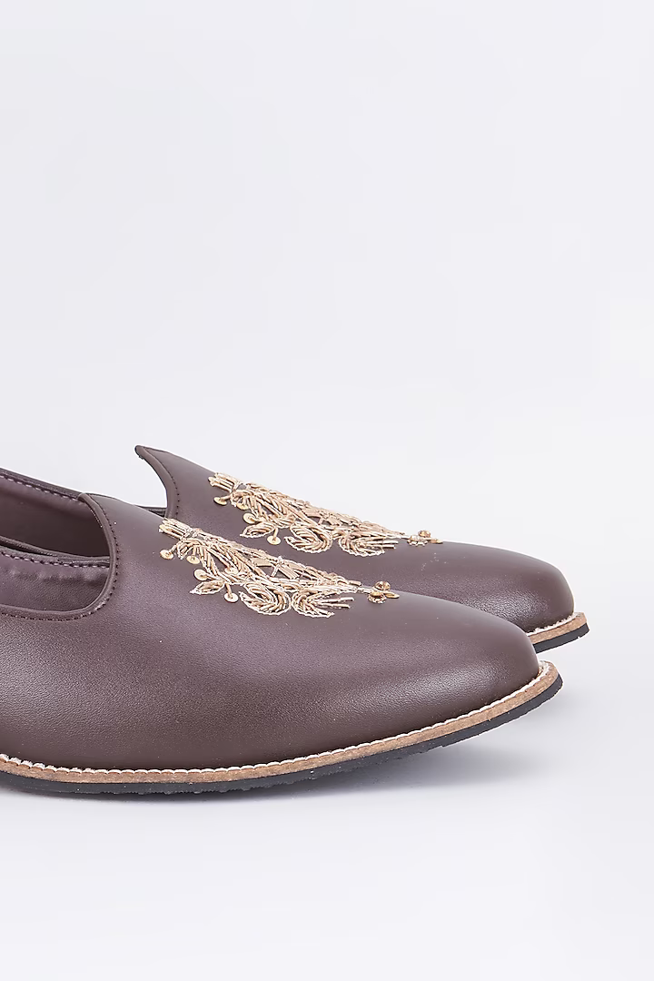 Bon Bon Crwon Leather Loafers