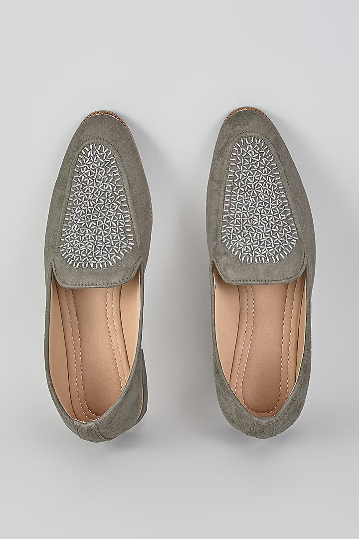 Gunmetal Tube Loafers