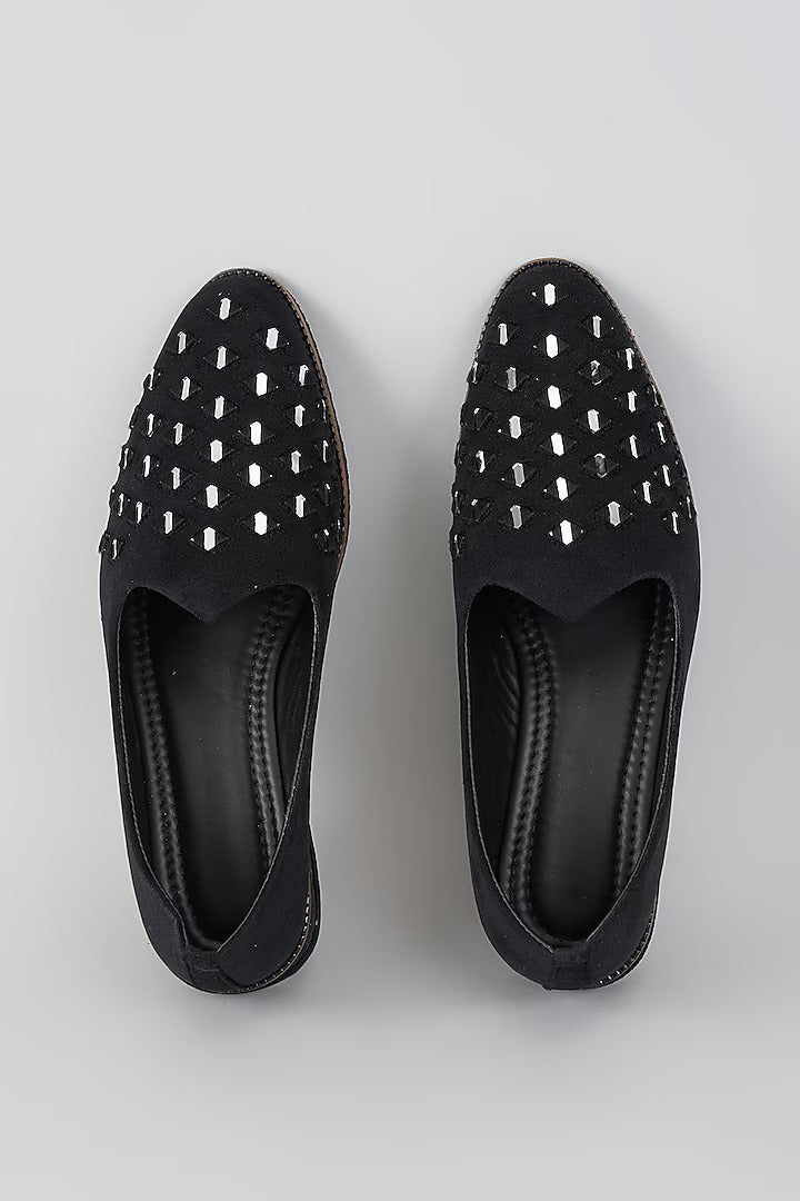 Coal Mirror Maze Loafers