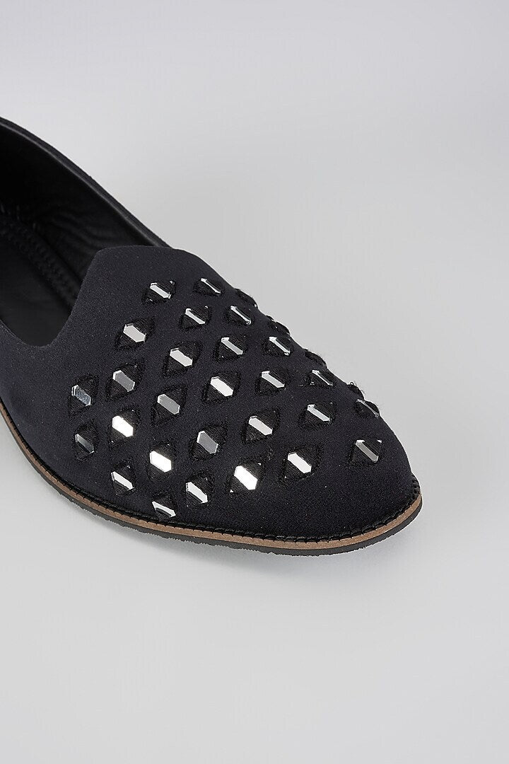 Coal Mirror Maze Loafers