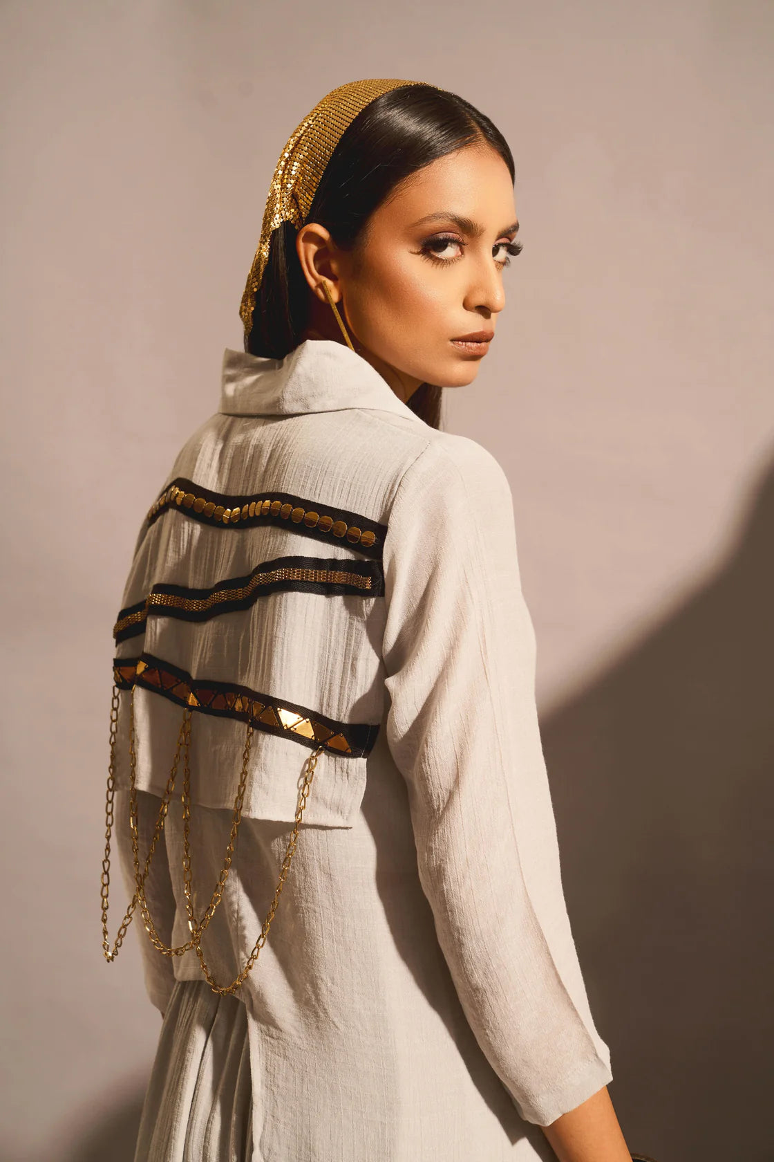 Long Short Shirt Set